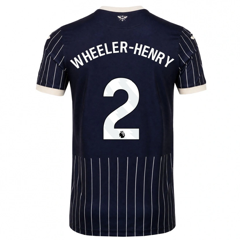 Danxen Damen Joseph Wheeler-Henry #2 Schwarz Weiß Auswärtstrikot Trikot 2026/27 T-Shirt Österreich