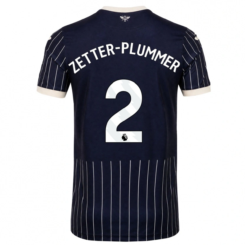 Danxen Damen Josh Zetter-Plummer #2 Schwarz Weiß Auswärtstrikot Trikot 2026/27 T-Shirt Österreich