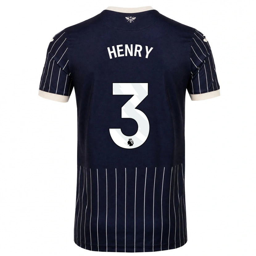 Danxen Damen Rico Henry #3 Schwarz Weiß Auswärtstrikot Trikot 2026/27 T-Shirt Österreich