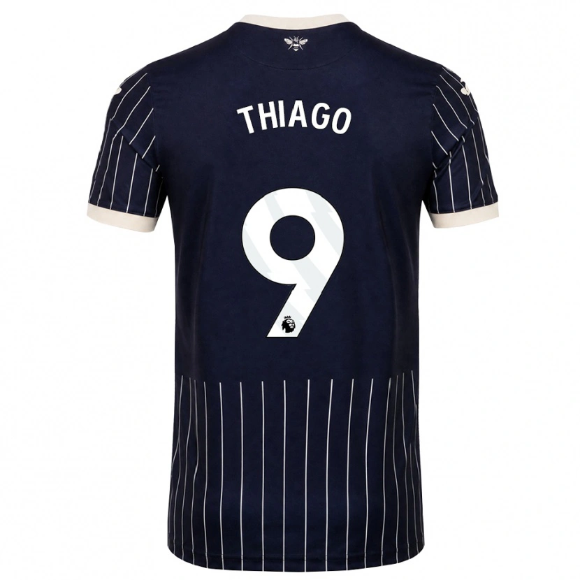 Danxen Damen Igor Thiago #9 Schwarz Weiß Auswärtstrikot Trikot 2026/27 T-Shirt Österreich