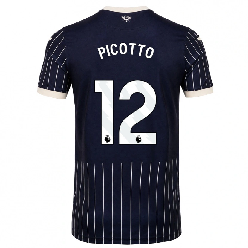 Danxen Damen Luca Picotto #12 Schwarz Weiß Auswärtstrikot Trikot 2026/27 T-Shirt Österreich