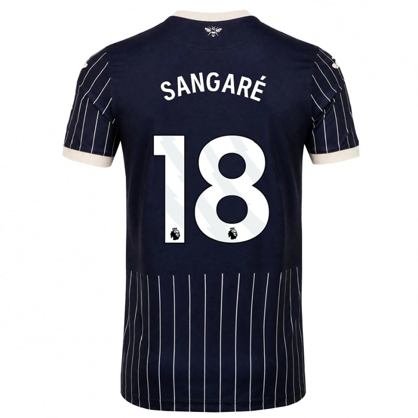 Danxen Damen Mamadou Sangaré #18 Schwarz Weiß Auswärtstrikot Trikot 2026/27 T-Shirt Österreich