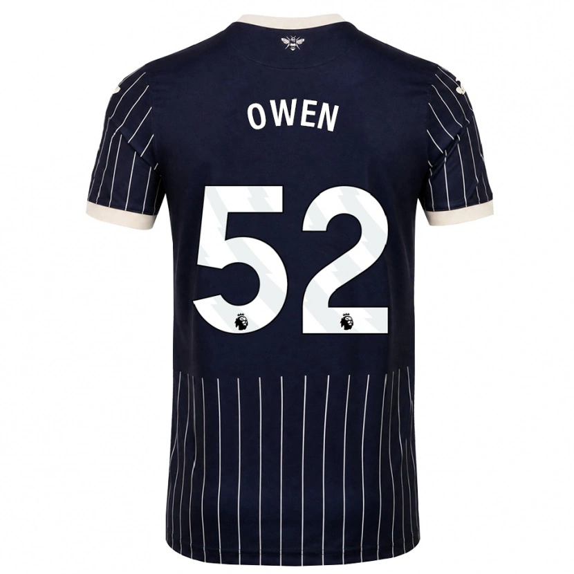 Danxen Damen Riley Owen #52 Schwarz Weiß Auswärtstrikot Trikot 2026/27 T-Shirt Österreich