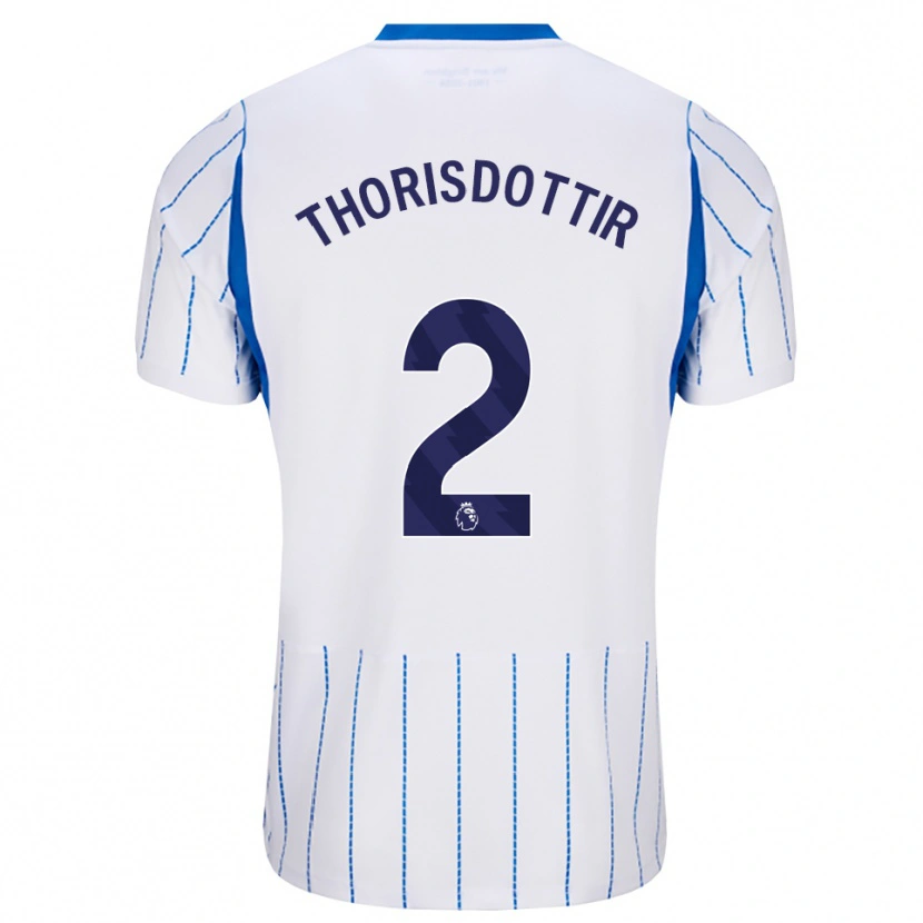 Danxen Damen Maria Thorisdottir #2 Himmelblau Weiß Auswärtstrikot Trikot 2026/27 T-Shirt Österreich