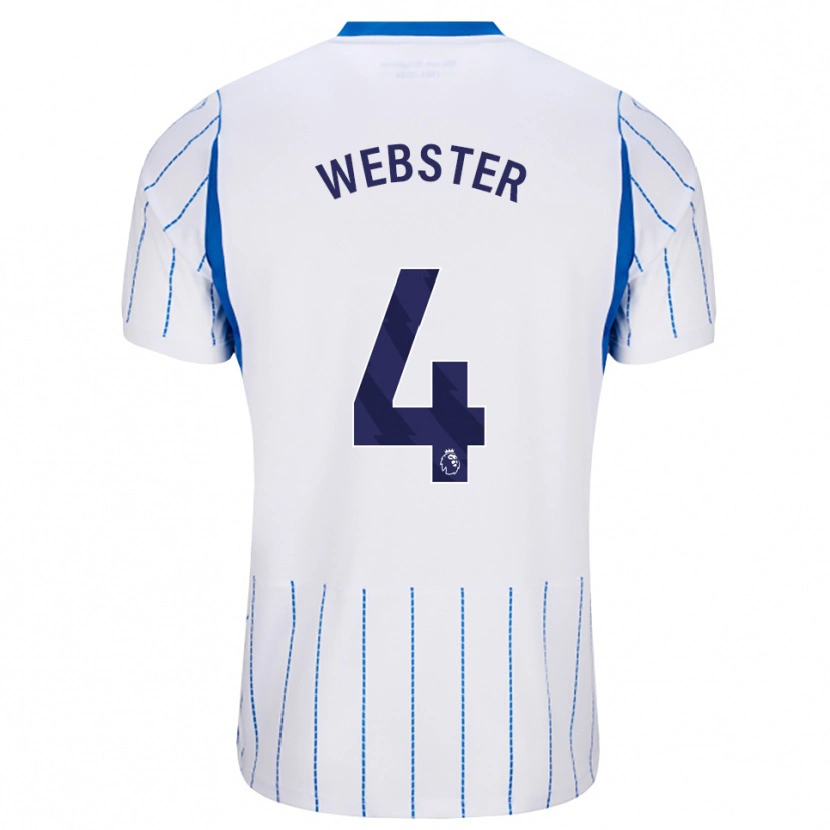 Danxen Damen Adam Webster #4 Himmelblau Weiß Auswärtstrikot Trikot 2026/27 T-Shirt Österreich
