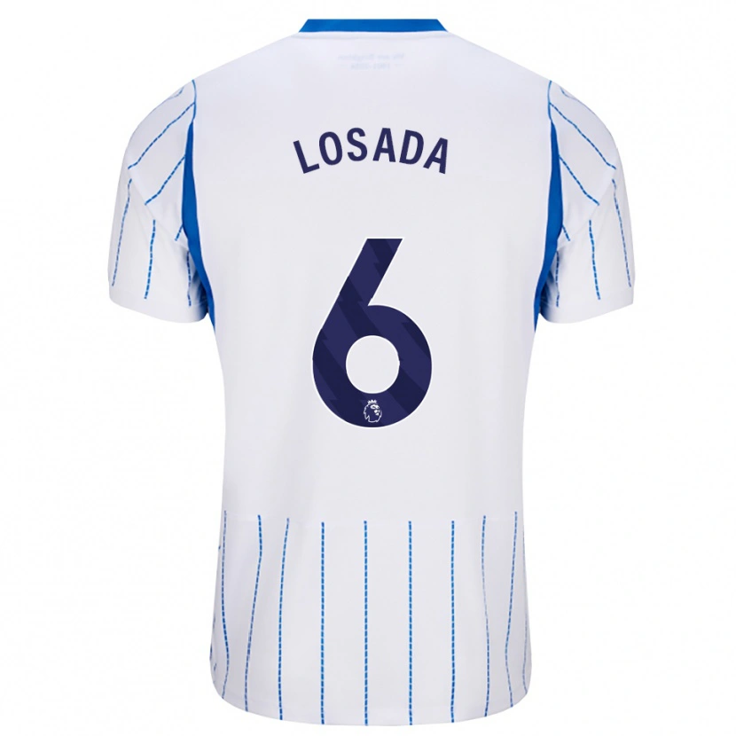 Danxen Damen Vicky Losada #6 Himmelblau Weiß Auswärtstrikot Trikot 2026/27 T-Shirt Österreich
