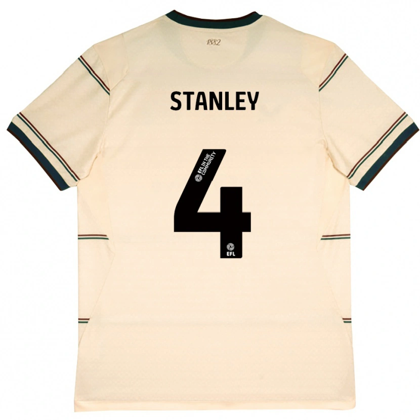 Danxen Damen Michael Stanley #4 Beige Burgund Auswärtstrikot Trikot 2026/27 T-Shirt Österreich