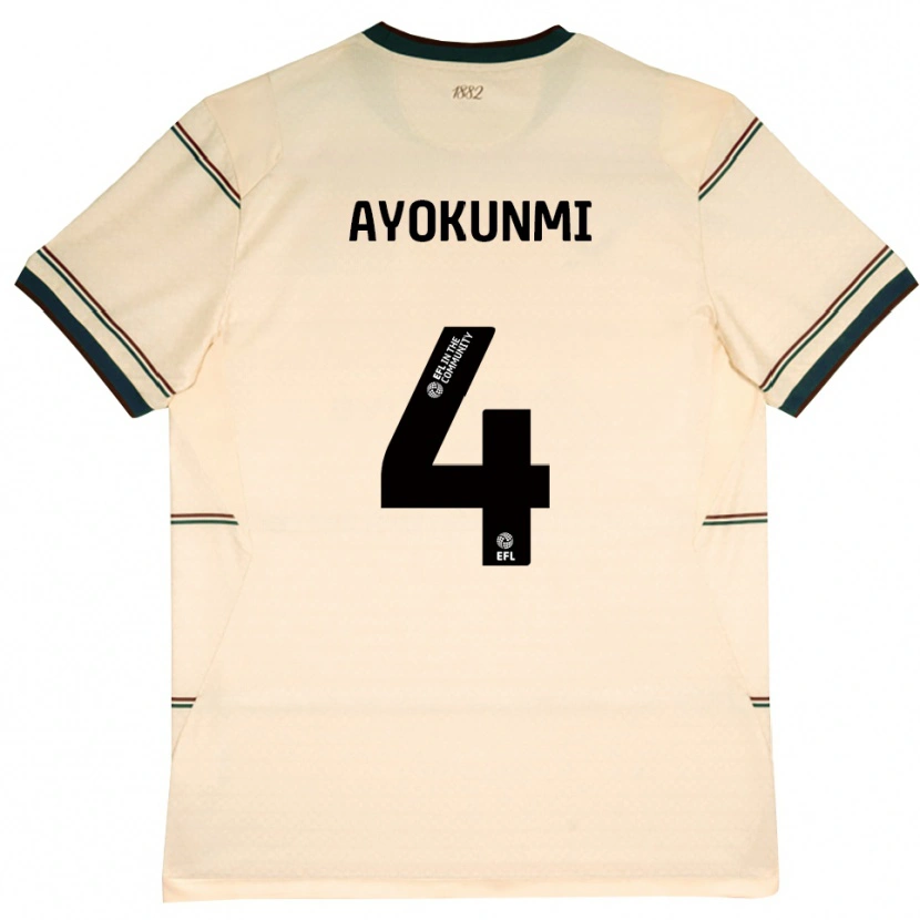 Danxen Damen Darren Ayokunmi #4 Beige Burgund Auswärtstrikot Trikot 2026/27 T-Shirt Österreich