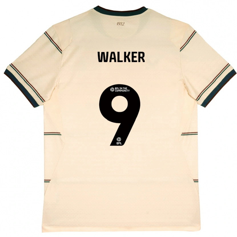 Danxen Damen Claudia Walker #9 Beige Burgund Auswärtstrikot Trikot 2026/27 T-Shirt Österreich