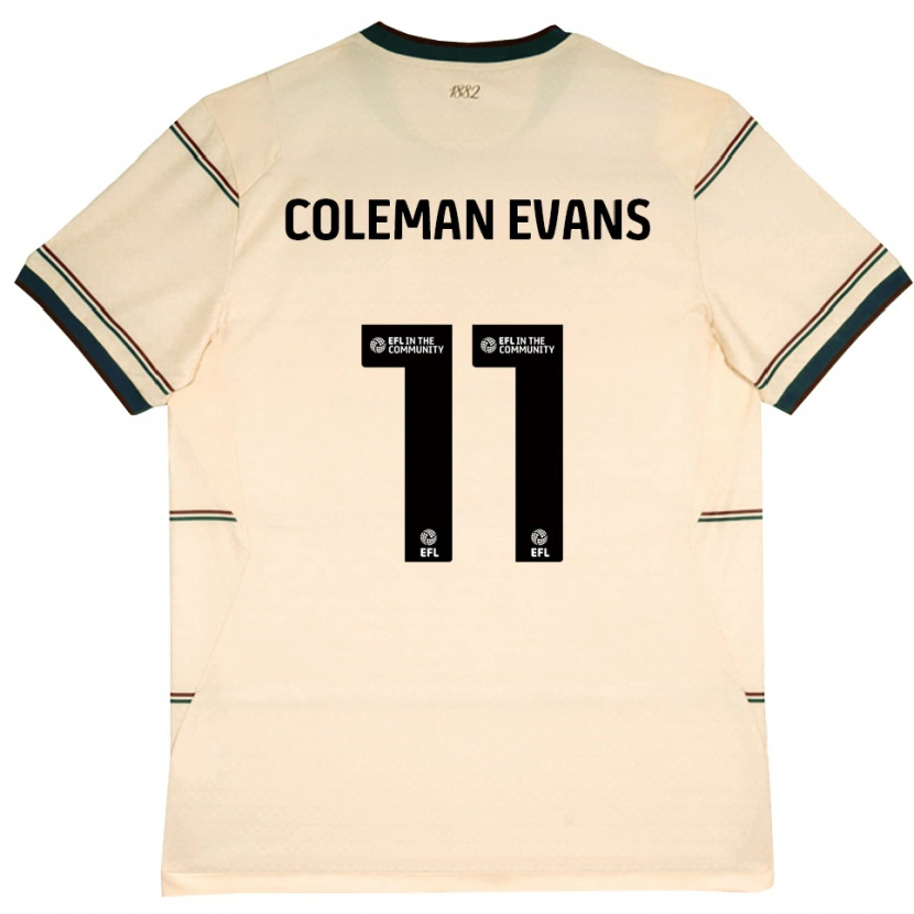 Danxen Damen Amaya Coleman-Evans #11 Beige Burgund Auswärtstrikot Trikot 2026/27 T-Shirt Österreich