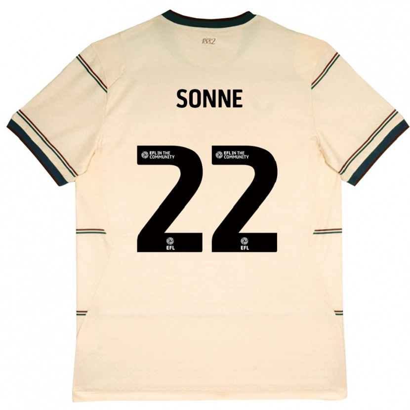 Danxen Damen Oliver Sonne #22 Beige Burgund Auswärtstrikot Trikot 2026/27 T-Shirt Österreich
