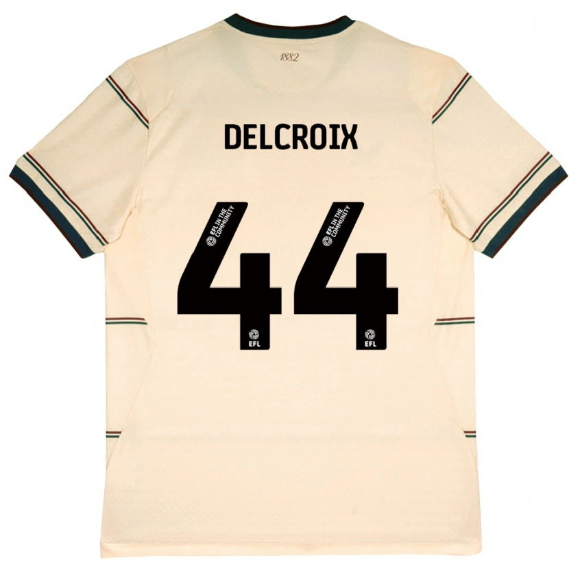 Danxen Damen Hannes Delcroix #44 Beige Burgund Auswärtstrikot Trikot 2026/27 T-Shirt Österreich
