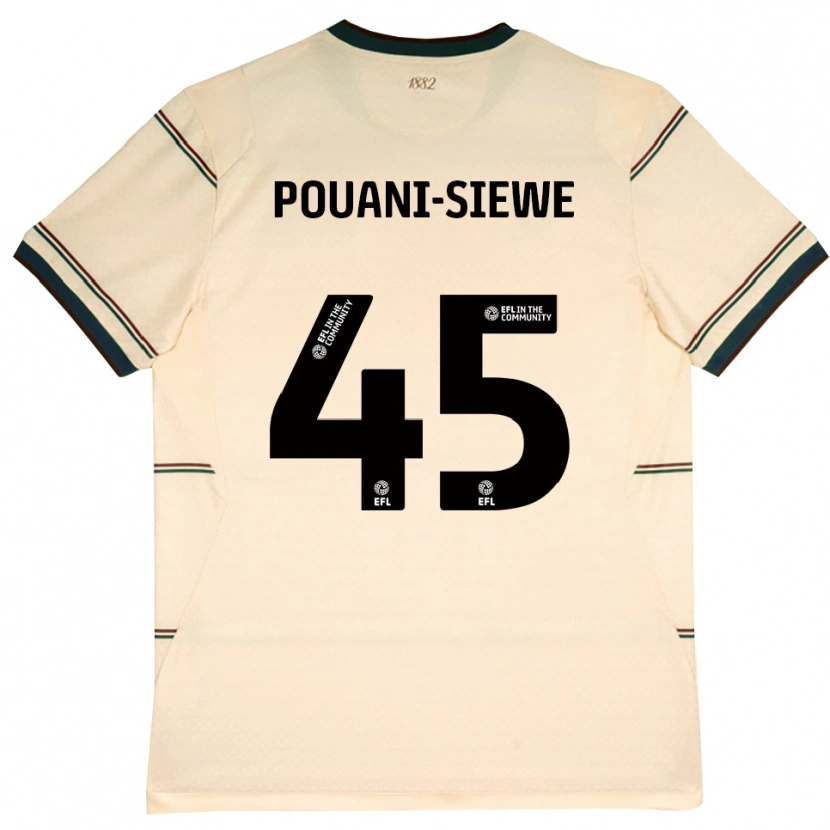 Danxen Damen Brandon Pouani #45 Beige Burgund Auswärtstrikot Trikot 2026/27 T-Shirt Österreich