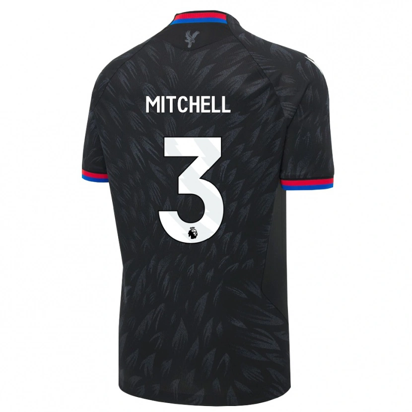 Danxen Damen Tyrick Mitchell #3 Schwarz Blau Rot Auswärtstrikot Trikot 2026/27 T-Shirt Österreich