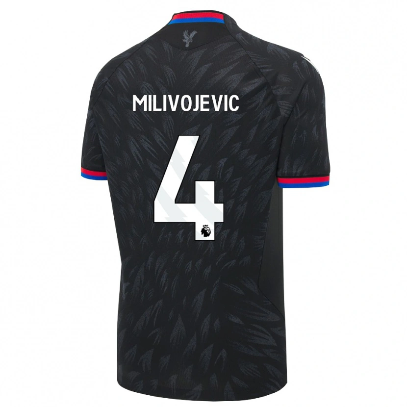 Danxen Damen Luka Milivojevic #4 Schwarz Blau Rot Auswärtstrikot Trikot 2026/27 T-Shirt Österreich