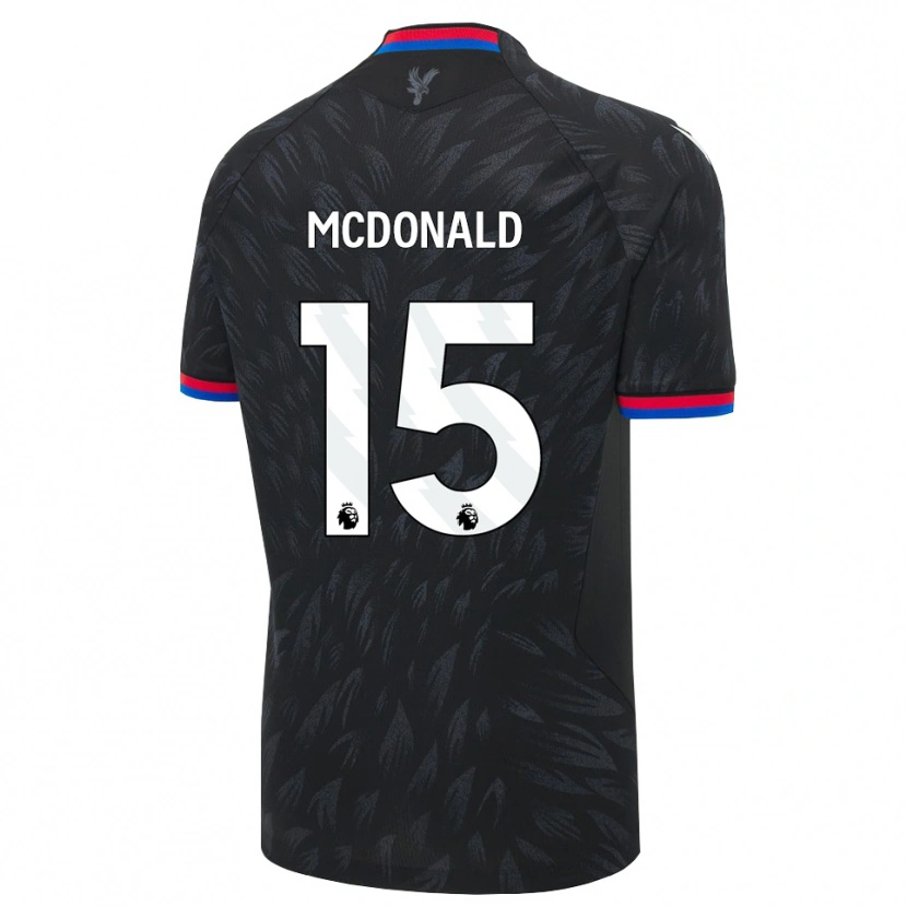 Danxen Damen Jayden Mcdonald #15 Schwarz Blau Rot Auswärtstrikot Trikot 2026/27 T-Shirt Österreich