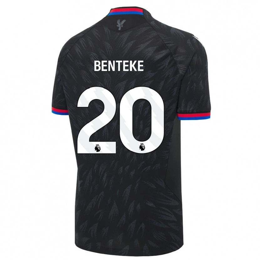 Danxen Damen Christian Benteke #20 Schwarz Blau Rot Auswärtstrikot Trikot 2026/27 T-Shirt Österreich