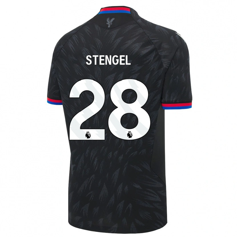 Danxen Damen Katie Stengel #28 Schwarz Blau Rot Auswärtstrikot Trikot 2026/27 T-Shirt Österreich
