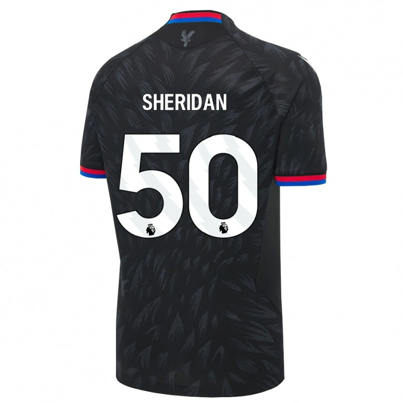 Danxen Damen Joe Sheridan #50 Schwarz Blau Rot Auswärtstrikot Trikot 2026/27 T-Shirt Österreich