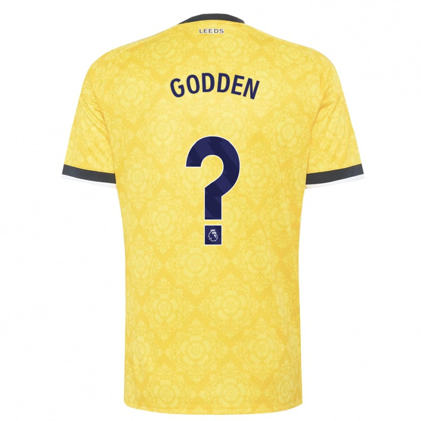 Danxen Damen Scott Godden #0 Gelb Weiß Schwarz Auswärtstrikot Trikot 2026/27 T-Shirt Österreich