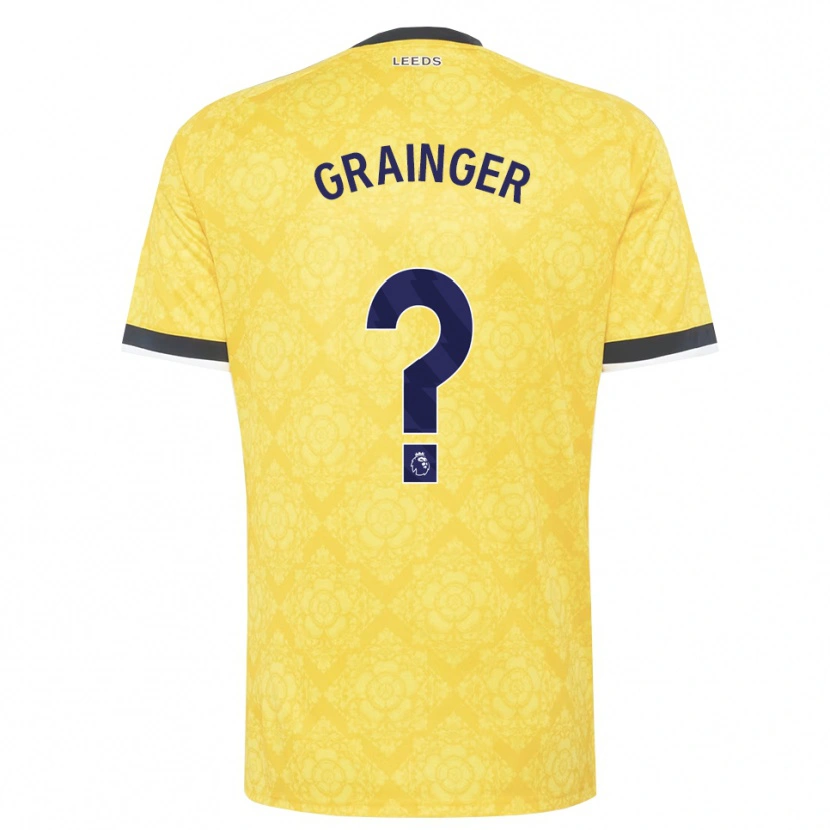 Danxen Damen Owen Grainger #0 Gelb Weiß Schwarz Auswärtstrikot Trikot 2026/27 T-Shirt Österreich