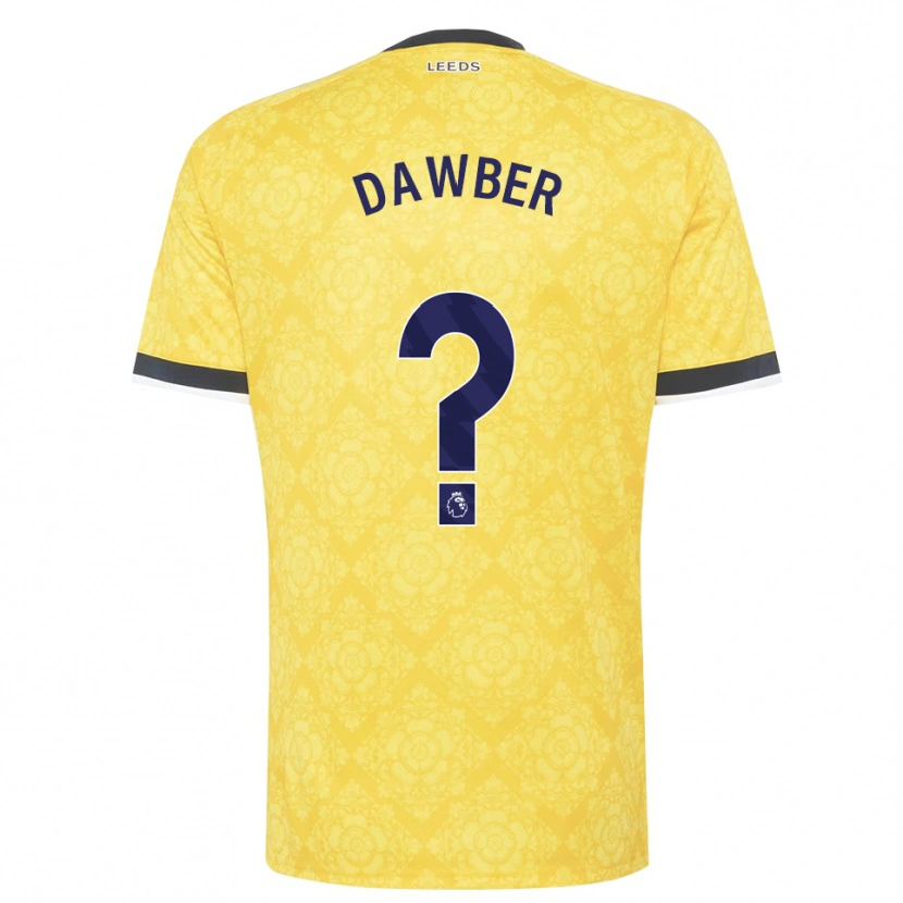 Danxen Damen Oscar Dawber #0 Gelb Weiß Schwarz Auswärtstrikot Trikot 2026/27 T-Shirt Österreich