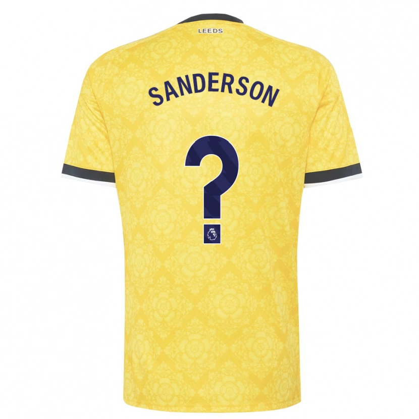 Danxen Damen Brittany Sanderson #0 Gelb Weiß Schwarz Auswärtstrikot Trikot 2026/27 T-Shirt Österreich