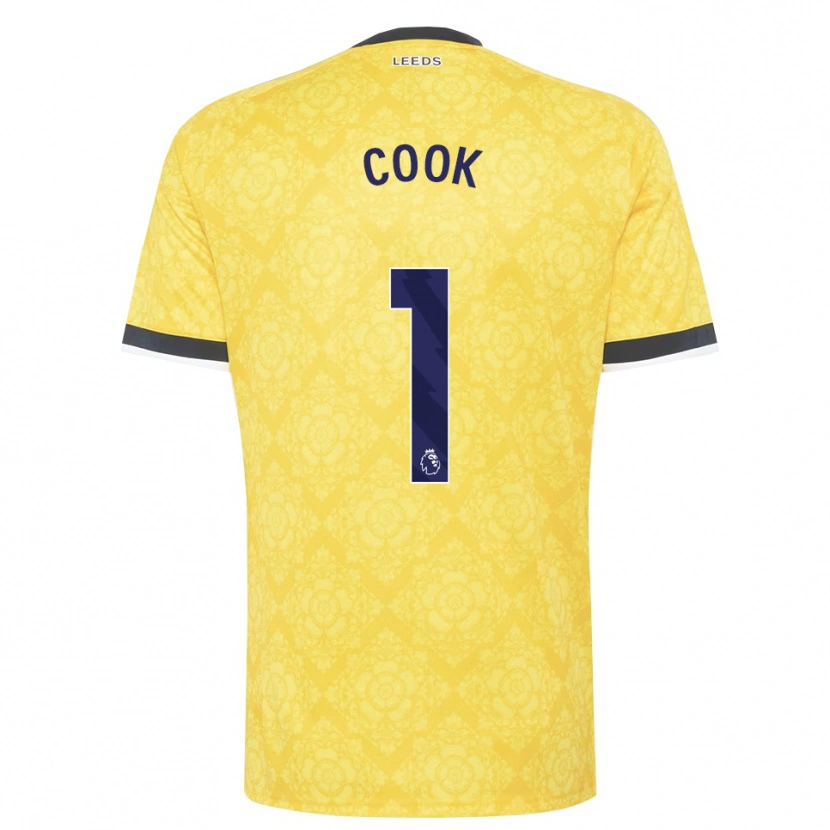 Danxen Damen Robbie Cook #1 Gelb Weiß Schwarz Auswärtstrikot Trikot 2026/27 T-Shirt Österreich