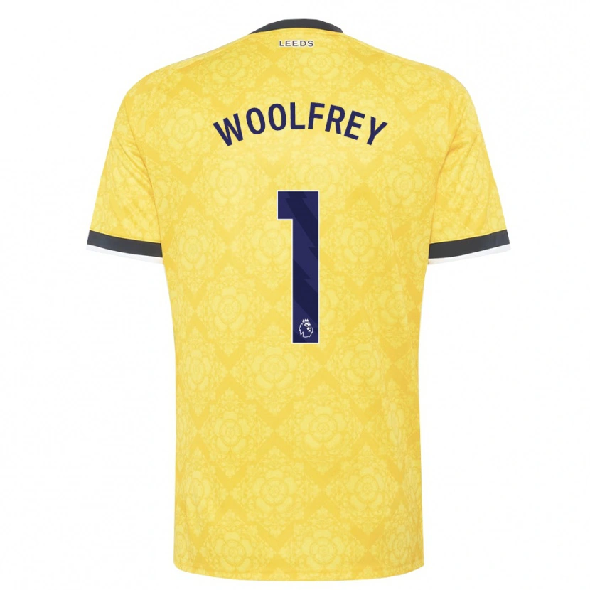 Danxen Damen Joshua Woolfrey #1 Gelb Weiß Schwarz Auswärtstrikot Trikot 2026/27 T-Shirt Österreich