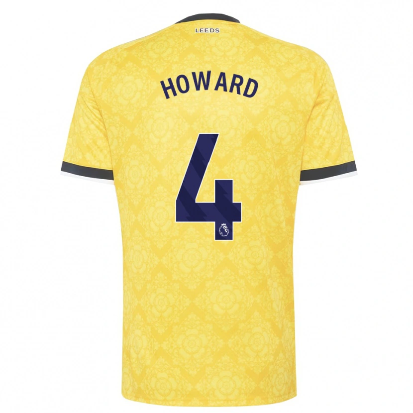 Danxen Damen Jacob Howard #4 Gelb Weiß Schwarz Auswärtstrikot Trikot 2026/27 T-Shirt Österreich