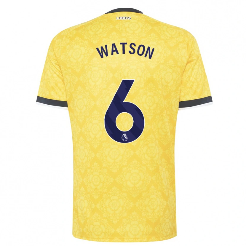 Danxen Damen Jacob Watson #6 Gelb Weiß Schwarz Auswärtstrikot Trikot 2026/27 T-Shirt Österreich