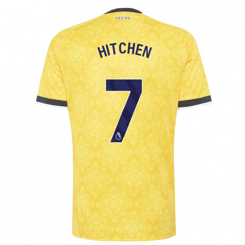 Danxen Damen Zach Hitchen #7 Gelb Weiß Schwarz Auswärtstrikot Trikot 2026/27 T-Shirt Österreich