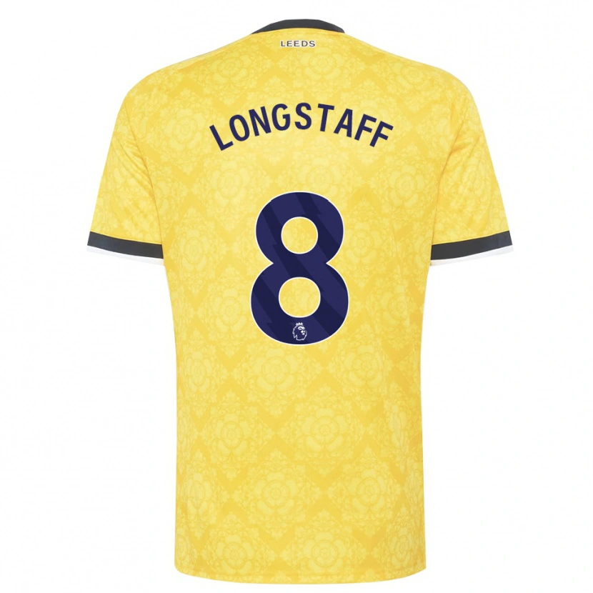 Danxen Damen Sean Longstaff #8 Gelb Weiß Schwarz Auswärtstrikot Trikot 2026/27 T-Shirt Österreich