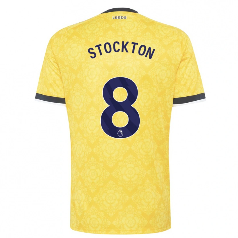 Danxen Damen Tom Stockton #8 Gelb Weiß Schwarz Auswärtstrikot Trikot 2026/27 T-Shirt Österreich