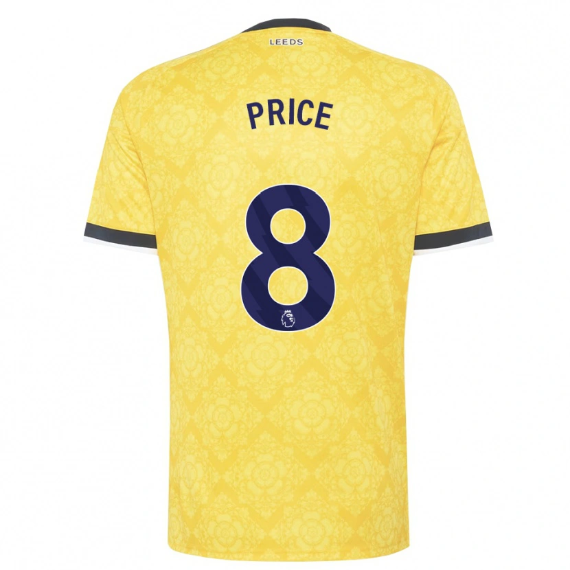 Danxen Damen Leoni Price #8 Gelb Weiß Schwarz Auswärtstrikot Trikot 2026/27 T-Shirt Österreich