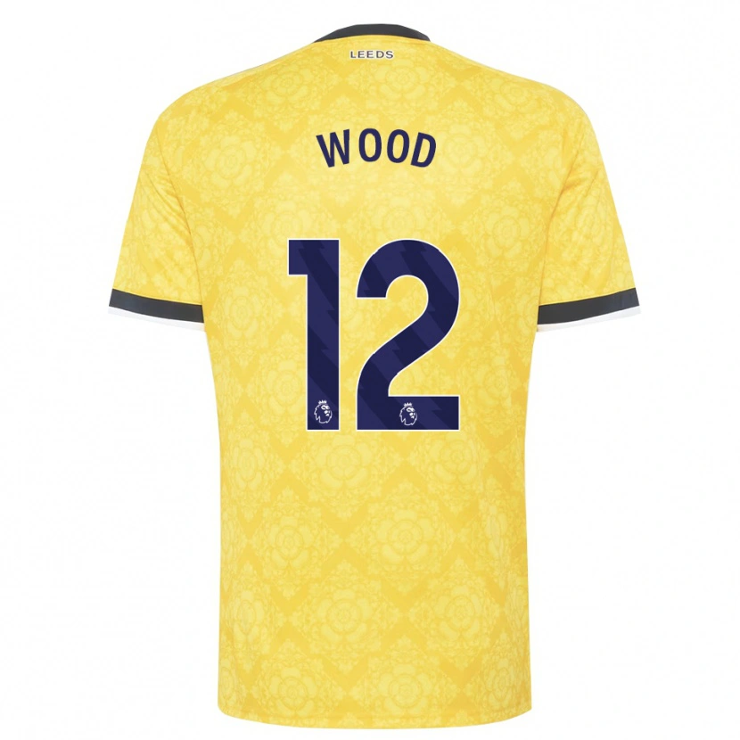 Danxen Damen Oliver Wood #12 Gelb Weiß Schwarz Auswärtstrikot Trikot 2026/27 T-Shirt Österreich