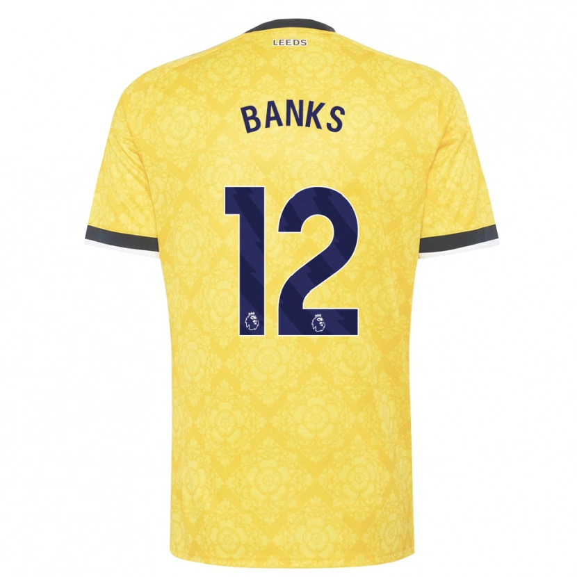 Danxen Damen George Banks #12 Gelb Weiß Schwarz Auswärtstrikot Trikot 2026/27 T-Shirt Österreich