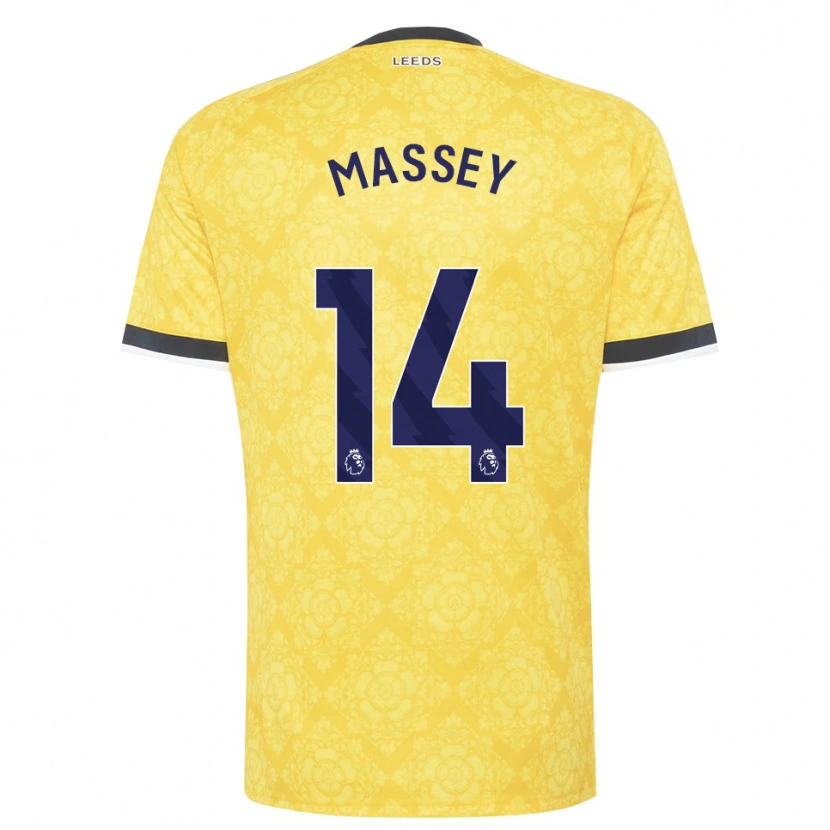 Danxen Damen Alexander Massey #14 Gelb Weiß Schwarz Auswärtstrikot Trikot 2026/27 T-Shirt Österreich
