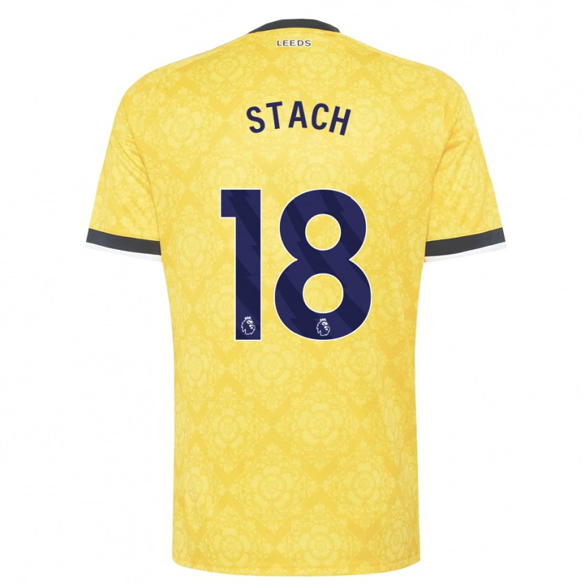 Danxen Damen Anton Stach #18 Gelb Weiß Schwarz Auswärtstrikot Trikot 2026/27 T-Shirt Österreich