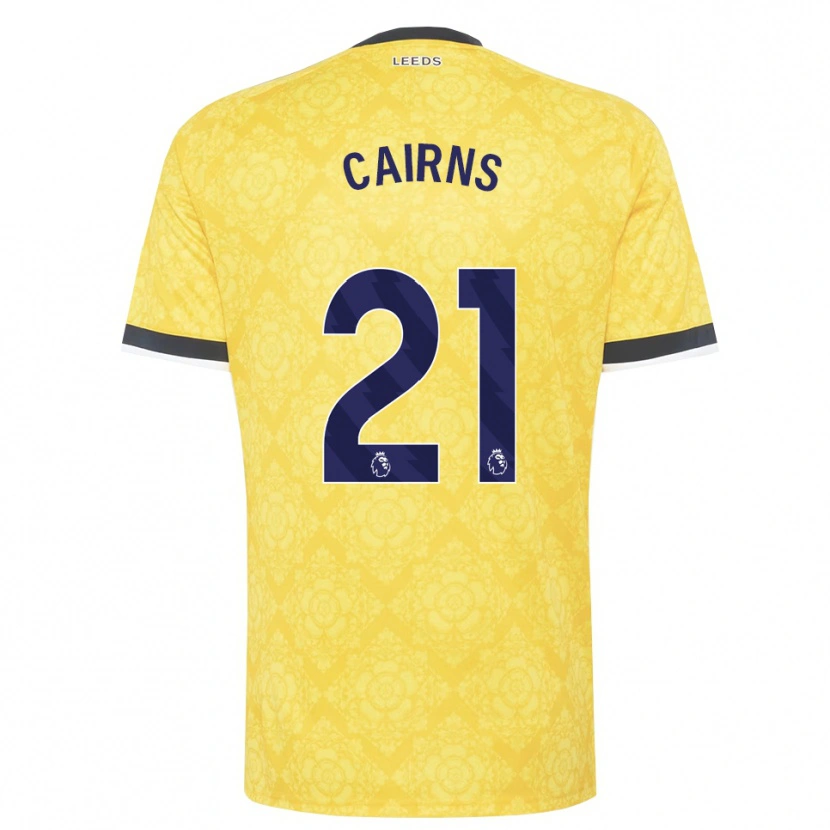 Danxen Damen Alex Cairns #21 Gelb Weiß Schwarz Auswärtstrikot Trikot 2026/27 T-Shirt Österreich