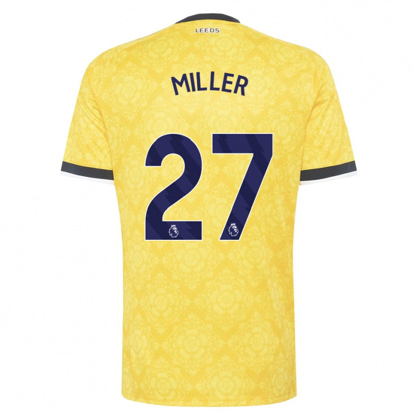 Danxen Damen Amari Miller #27 Gelb Weiß Schwarz Auswärtstrikot Trikot 2026/27 T-Shirt Österreich