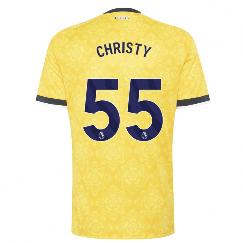 Danxen Damen Harry Christy #55 Gelb Weiß Schwarz Auswärtstrikot Trikot 2026/27 T-Shirt Österreich