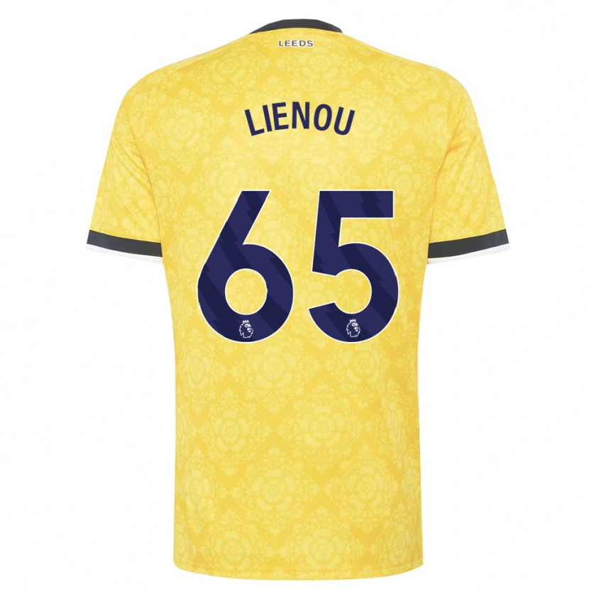 Danxen Damen Jayden Lienou #65 Gelb Weiß Schwarz Auswärtstrikot Trikot 2026/27 T-Shirt Österreich