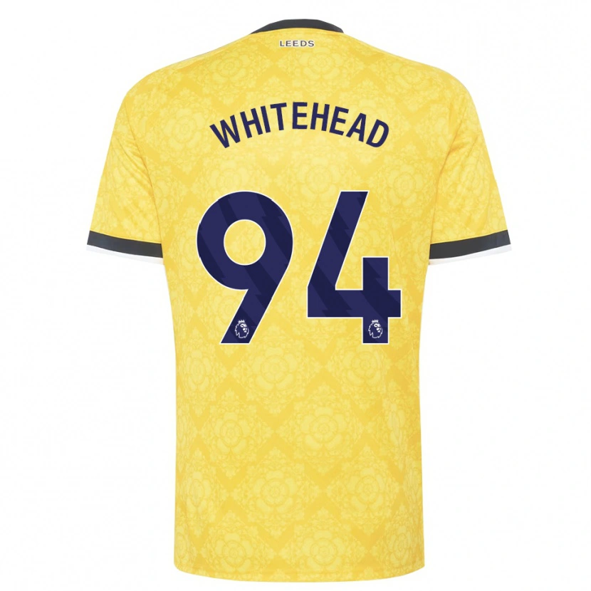 Danxen Damen Loui Whitehead #94 Gelb Weiß Schwarz Auswärtstrikot Trikot 2026/27 T-Shirt Österreich