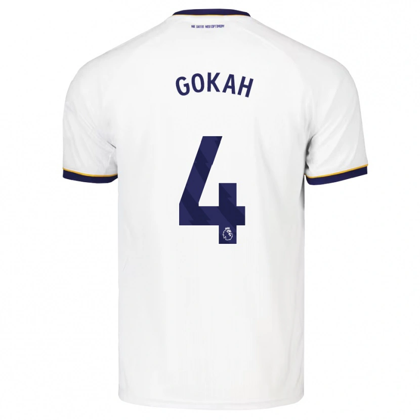 Danxen Damen Reuben Gokah #4 Mitternachtsblau Weiß Gelb Auswärtstrikot Trikot 2026/27 T-Shirt Österreich