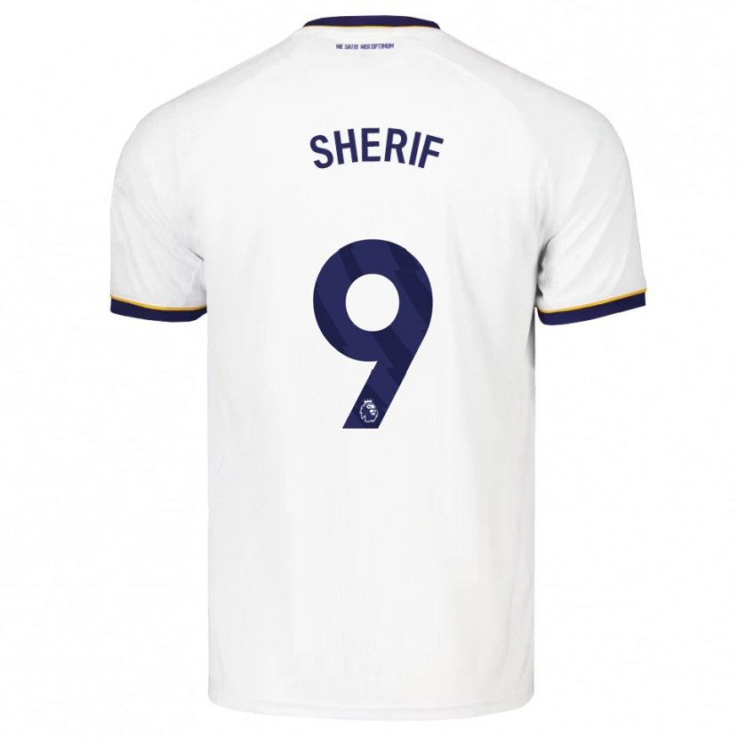 Danxen Damen Martin Sherif #9 Mitternachtsblau Weiß Gelb Auswärtstrikot Trikot 2026/27 T-Shirt Österreich