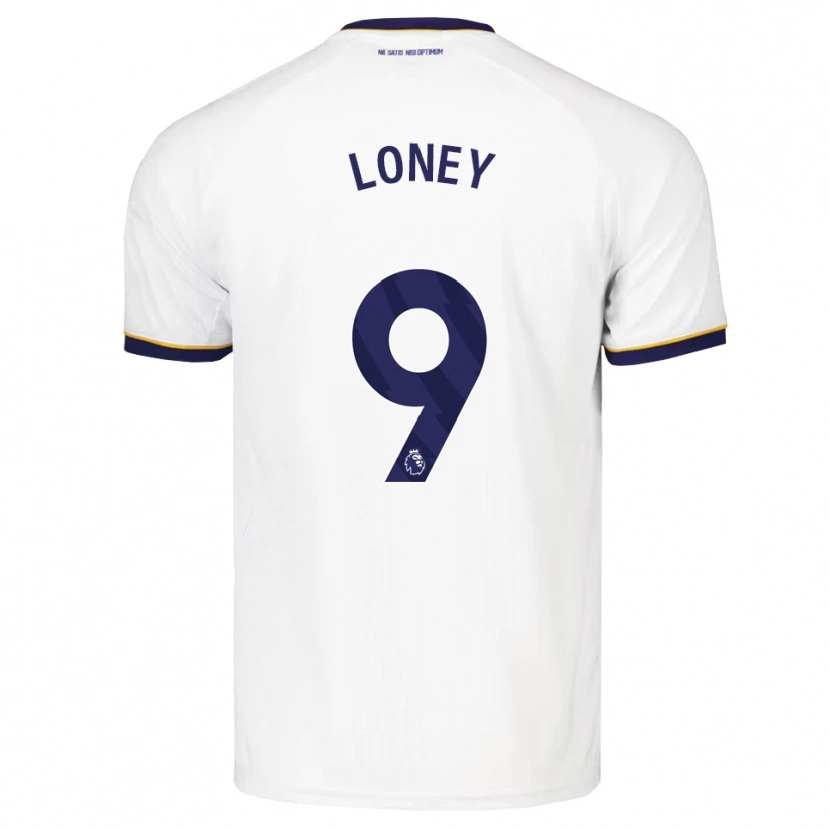 Danxen Damen Ceiran Loney #9 Mitternachtsblau Weiß Gelb Auswärtstrikot Trikot 2026/27 T-Shirt Österreich