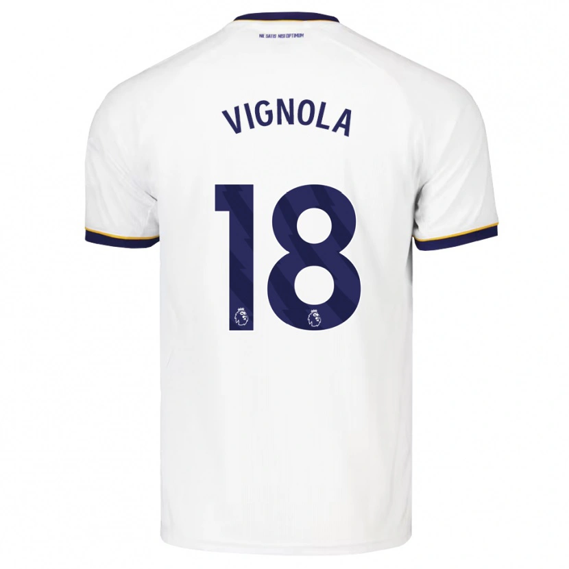 Danxen Damen Ornella Vignola #18 Mitternachtsblau Weiß Gelb Auswärtstrikot Trikot 2026/27 T-Shirt Österreich