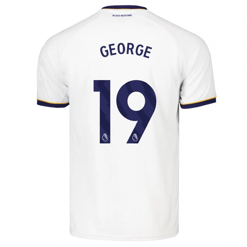 Danxen Damen Tyrique George #19 Mitternachtsblau Weiß Gelb Auswärtstrikot Trikot 2026/27 T-Shirt Österreich