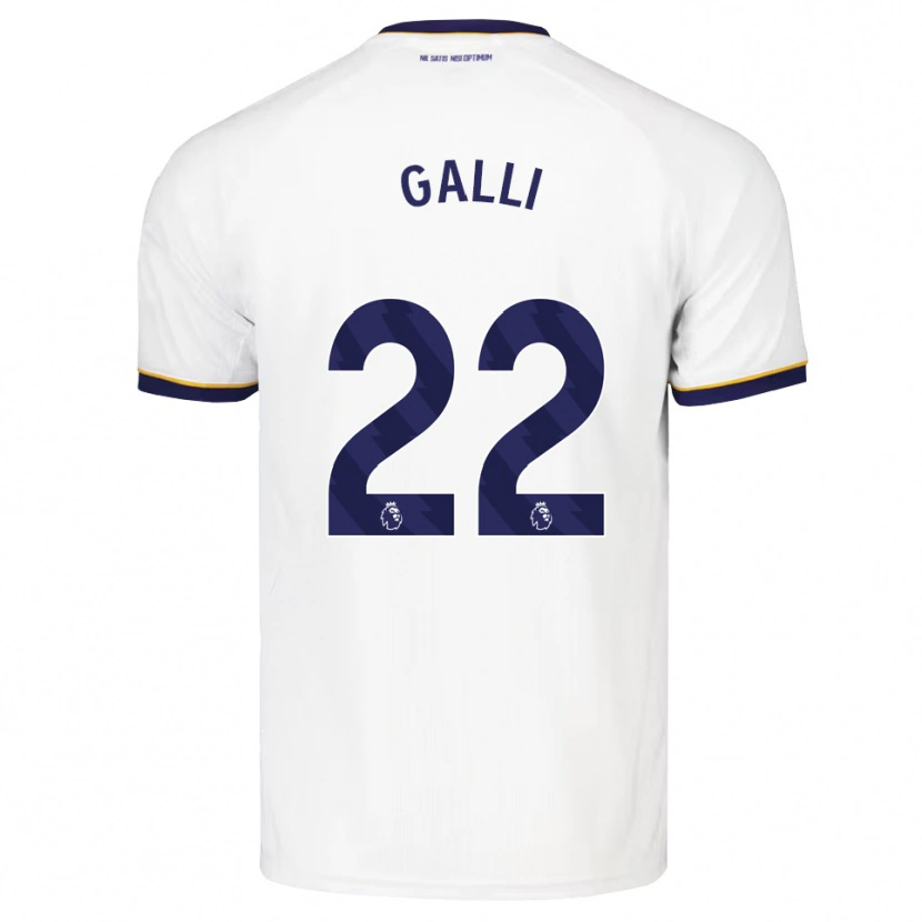Danxen Damen Aurora Galli #22 Mitternachtsblau Weiß Gelb Auswärtstrikot Trikot 2026/27 T-Shirt Österreich